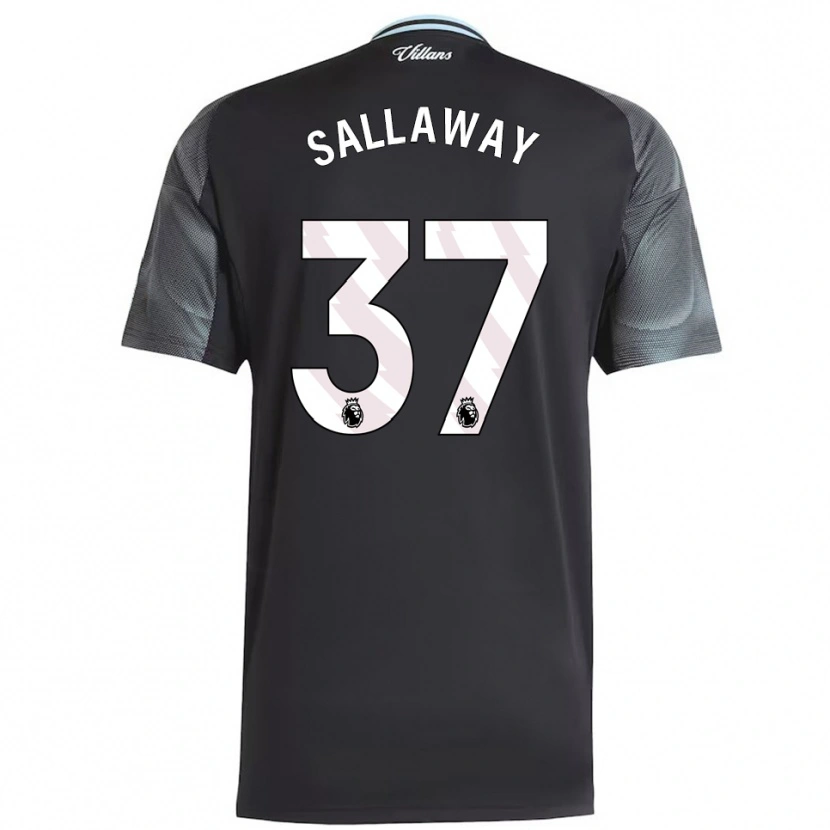 Danxen Homme Maillot Lydia Sallaway #37 Noir Bleu Ciel Tenues Extérieur 2025/26 T-Shirt