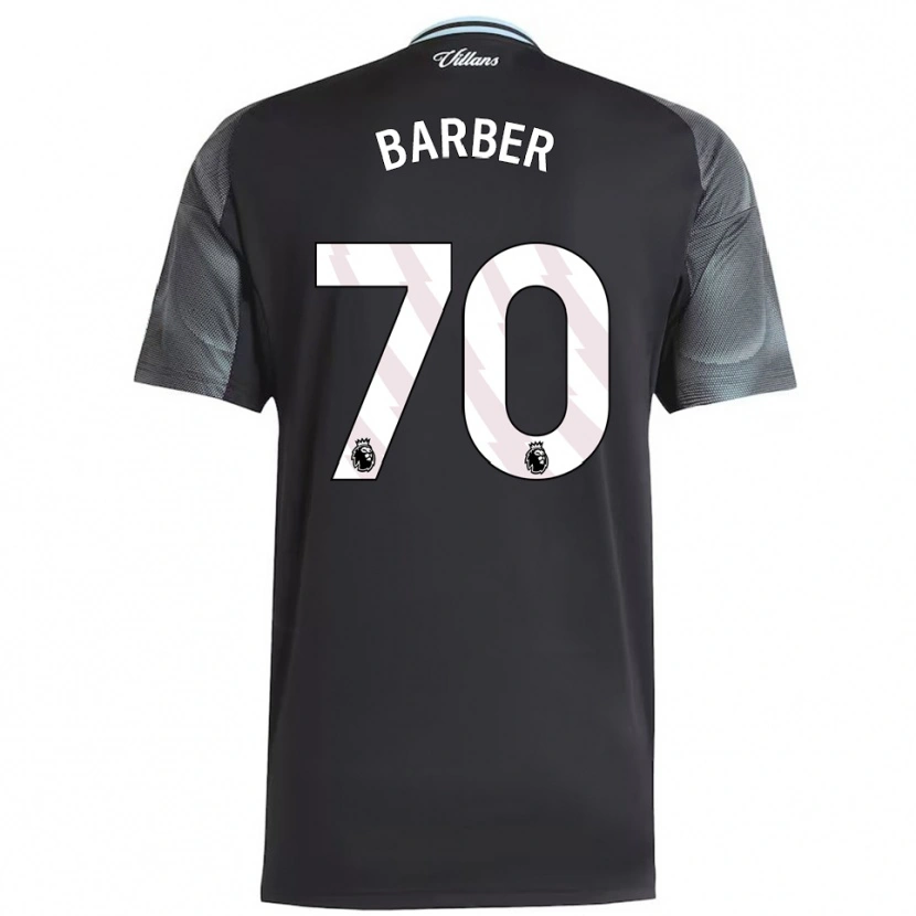 Danxen Homme Maillot Jayden Barber #70 Noir Bleu Ciel Tenues Extérieur 2025/26 T-Shirt
