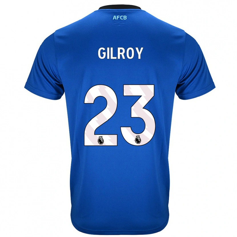 Danxen Homme Maillot Chloe Gilroy #23 Bleu Noir Tenues Extérieur 2025/26 T-Shirt