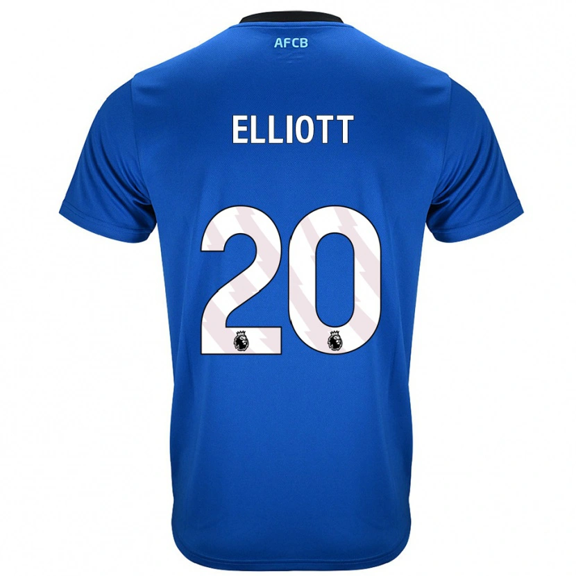 Danxen Homme Maillot Kaitlyn Elliott #20 Bleu Noir Tenues Extérieur 2025/26 T-Shirt