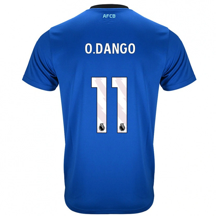 Danxen Homme Maillot Dango Ouattara #11 Bleu Noir Tenues Extérieur 2025/26 T-Shirt