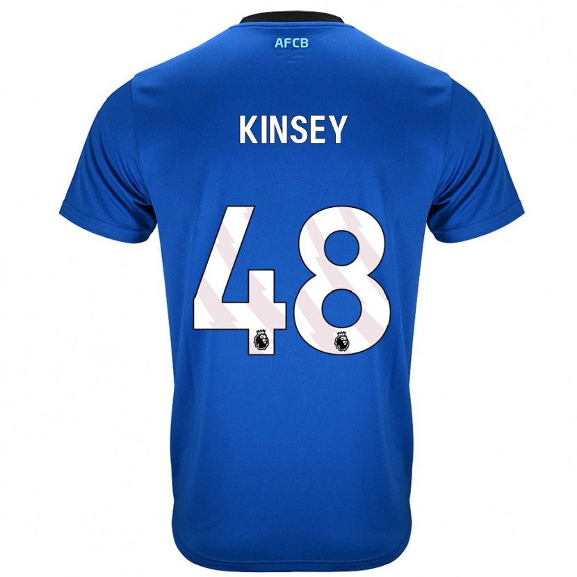 Danxen Homme Maillot Max Kinsey #48 Bleu Noir Tenues Extérieur 2025/26 T-Shirt