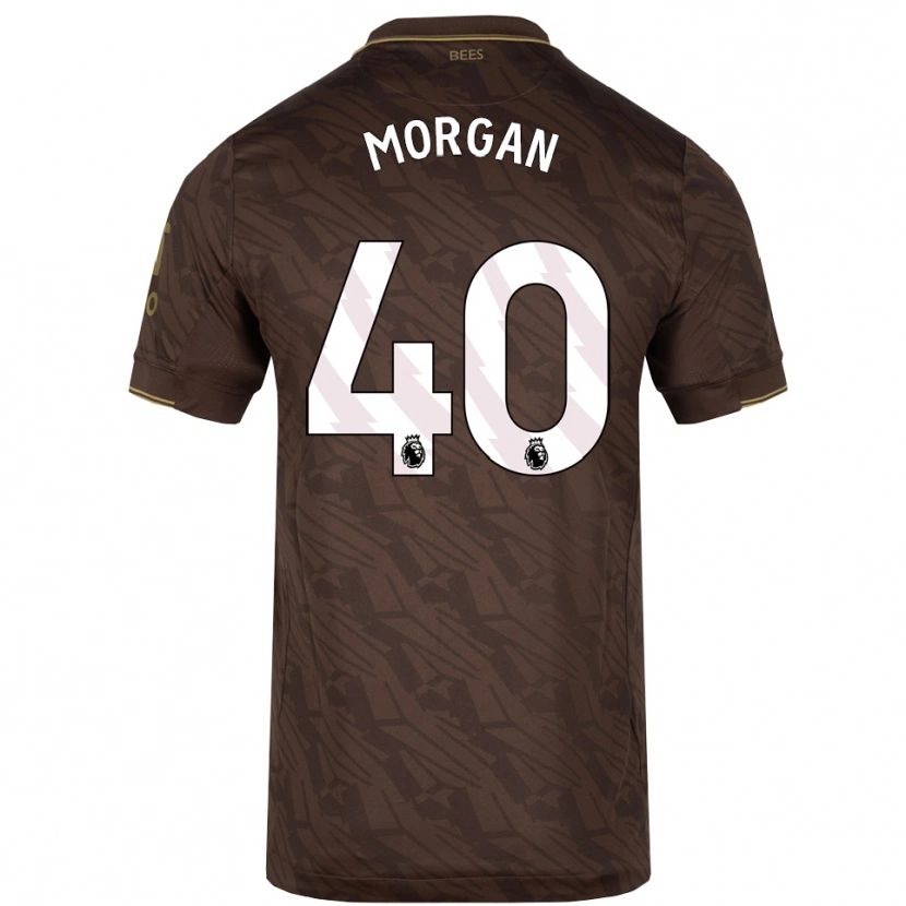 Danxen Homme Maillot Iwan Morgan #40 Marron Or Tenues Extérieur 2025/26 T-Shirt