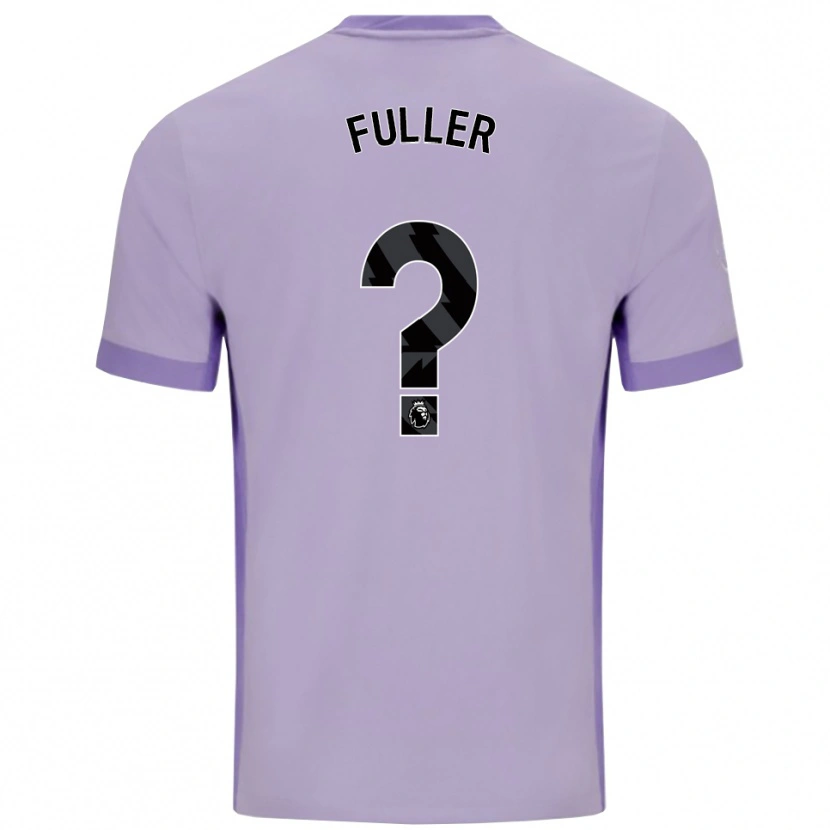 Danxen Homme Maillot Jaydon Fuller #0 Taro Violet Blanc Tenues Extérieur 2025/26 T-Shirt
