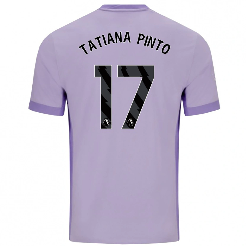 Danxen Homme Maillot Tatiana Vanessa Ferreira Pinto #17 Taro Violet Blanc Tenues Extérieur 2025/26 T-Shirt