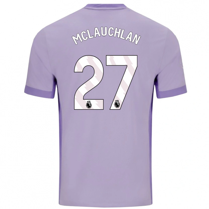 Danxen Homme Maillot Rachel Mclauchlan #27 Taro Violet Blanc Tenues Extérieur 2025/26 T-Shirt
