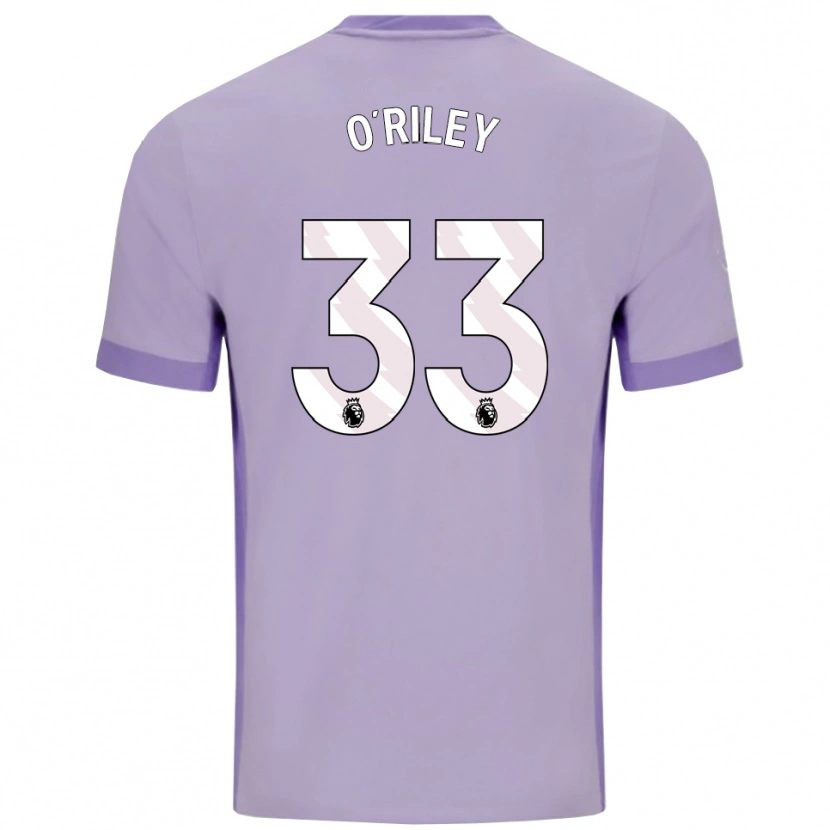 Danxen Homme Maillot Matt O'riley #33 Taro Violet Blanc Tenues Extérieur 2025/26 T-Shirt