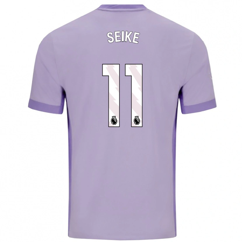Danxen Homme Maillot Kiko Seike #11 Taro Violet Blanc Tenues Extérieur 2025/26 T-Shirt