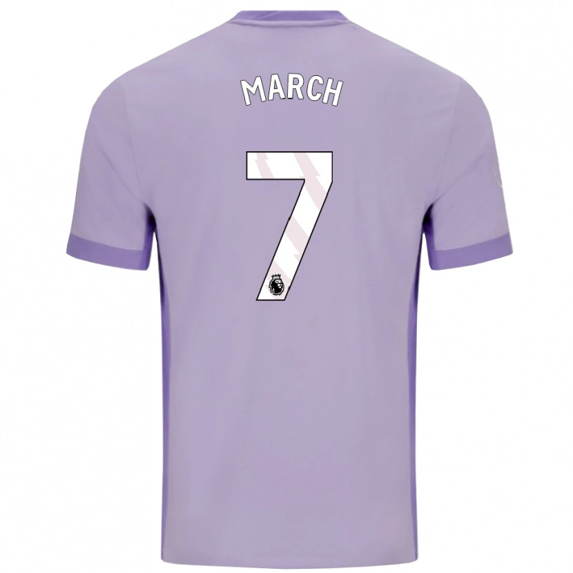 Danxen Homme Maillot Solly March #7 Taro Violet Blanc Tenues Extérieur 2025/26 T-Shirt