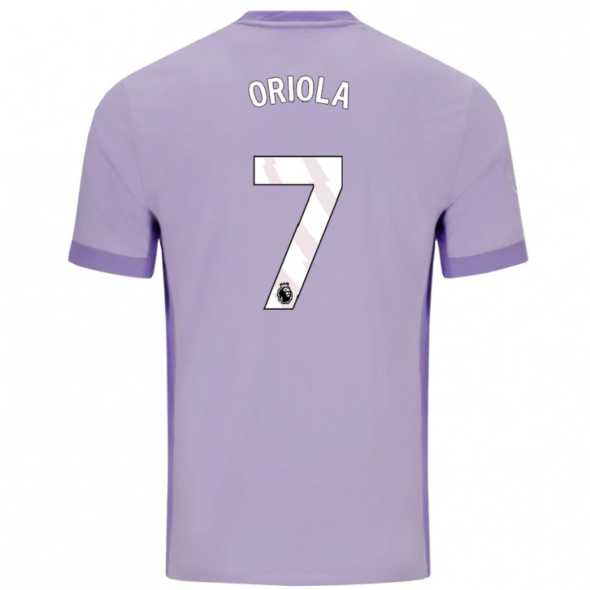Danxen Homme Maillot Nehemiah Oriola #7 Taro Violet Blanc Tenues Extérieur 2025/26 T-Shirt