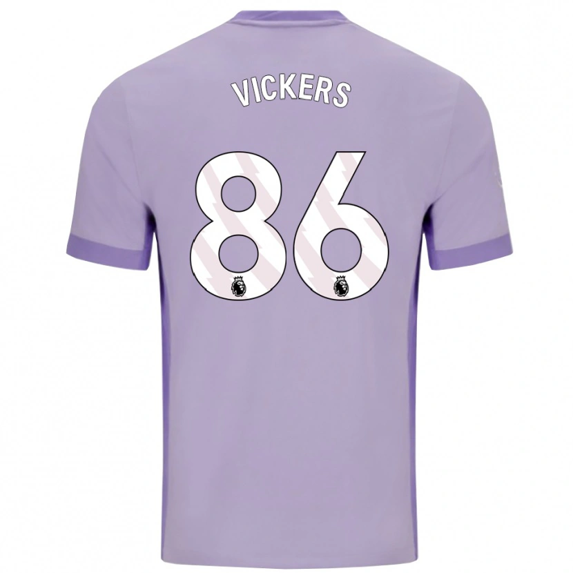 Danxen Homme Maillot Jacob Vickers #86 Taro Violet Blanc Tenues Extérieur 2025/26 T-Shirt