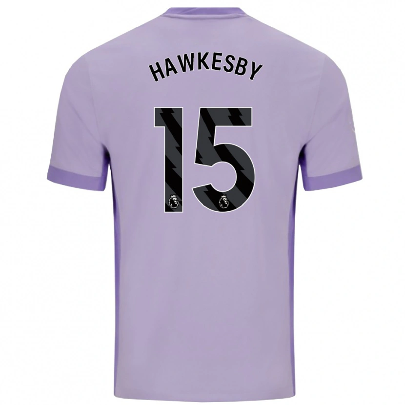 Danxen Homme Maillot Mackenzie Hawkesby #15 Taro Violet Blanc Tenues Extérieur 2025/26 T-Shirt