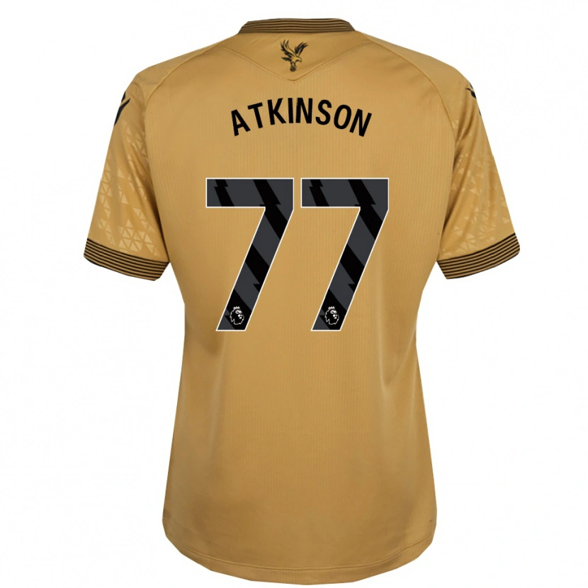Danxen Homme Maillot Isibeal Atkinson #77 Or Noir Tenues Extérieur 2025/26 T-Shirt