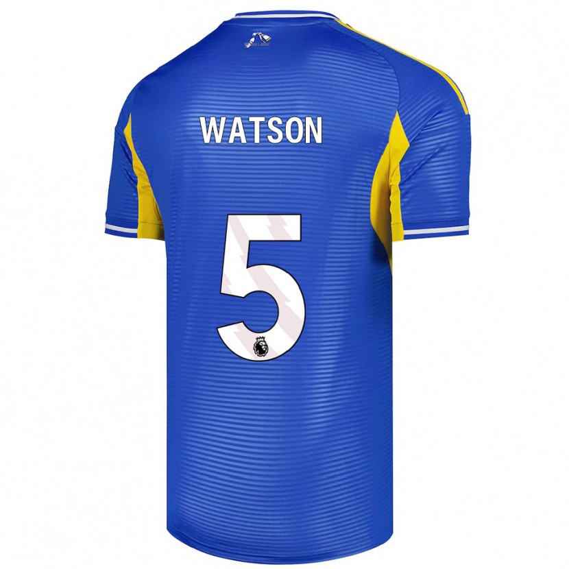 Danxen Homme Maillot Jacob Watson #5 Bleu Jaune Tenues Extérieur 2025/26 T-Shirt