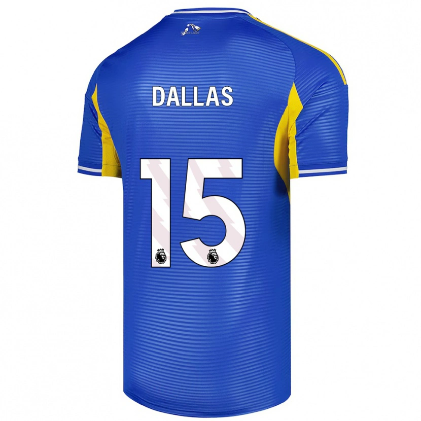 Danxen Homme Maillot Stuart Dallas #15 Bleu Jaune Tenues Extérieur 2025/26 T-Shirt