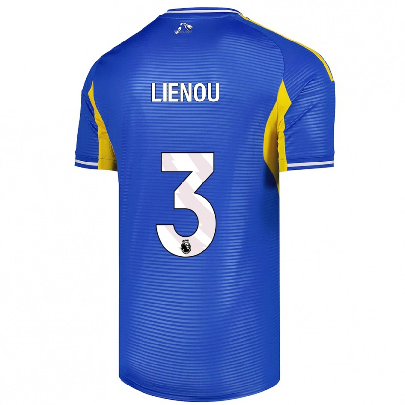 Danxen Homme Maillot Jayden Lienou #3 Bleu Jaune Tenues Extérieur 2025/26 T-Shirt