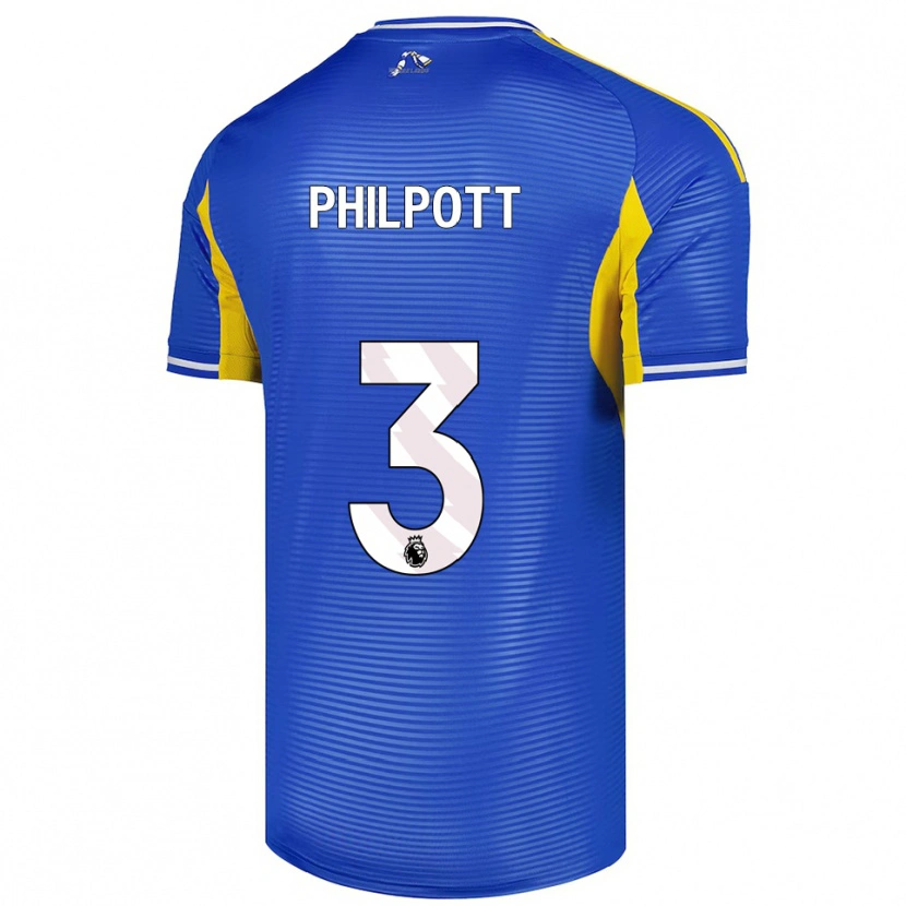 Danxen Homme Maillot Louie Philpott #3 Bleu Jaune Tenues Extérieur 2025/26 T-Shirt