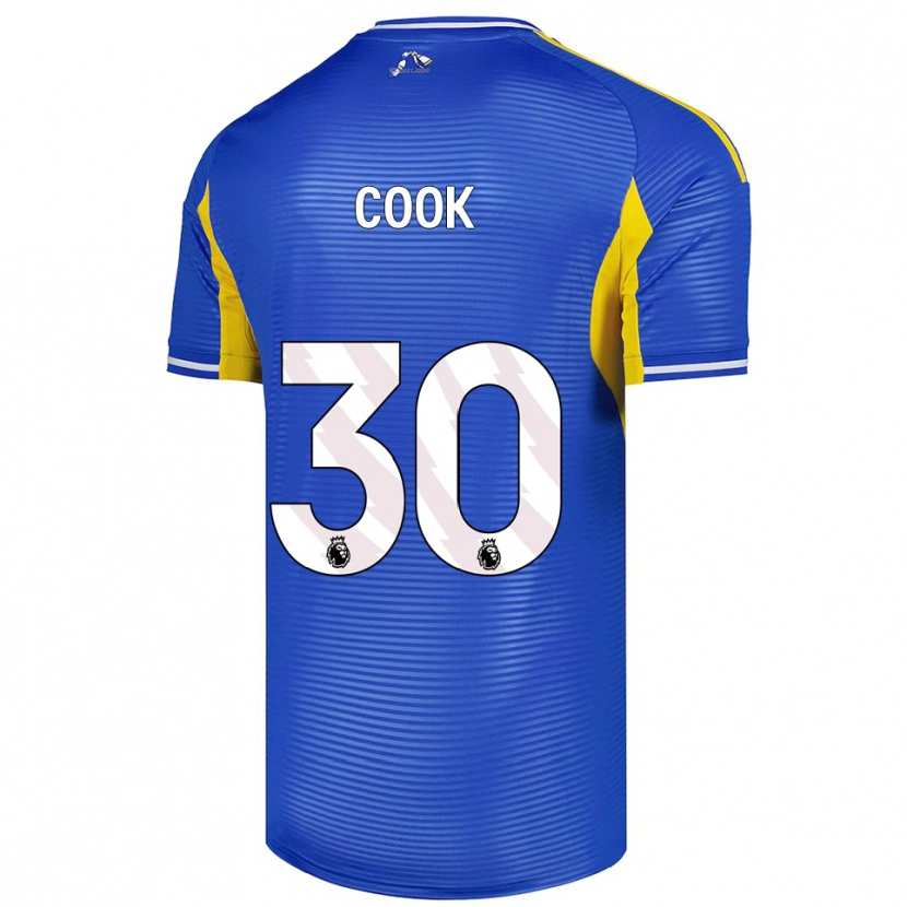 Danxen Homme Maillot Robbie Cook #30 Bleu Jaune Tenues Extérieur 2025/26 T-Shirt
