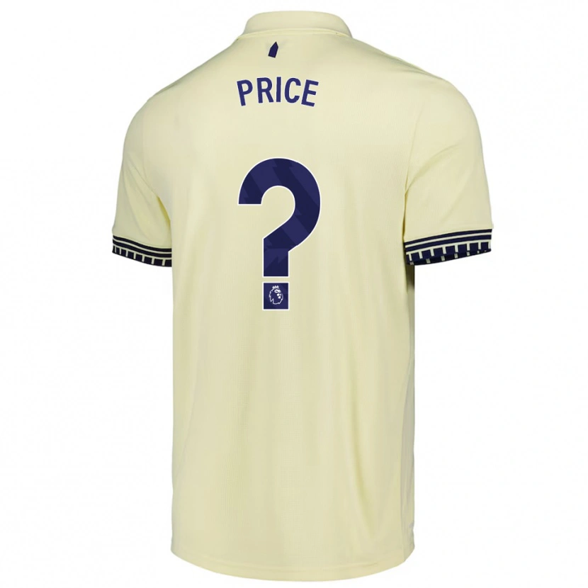 Danxen Homme Maillot Isaac Price #0 Blanc Cassé Noir Tenues Extérieur 2025/26 T-Shirt