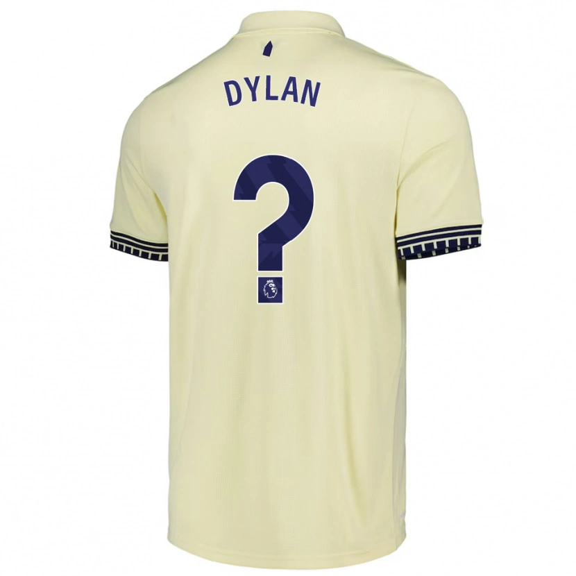 Danxen Homme Maillot Dylan Graham #0 Blanc Cassé Noir Tenues Extérieur 2025/26 T-Shirt