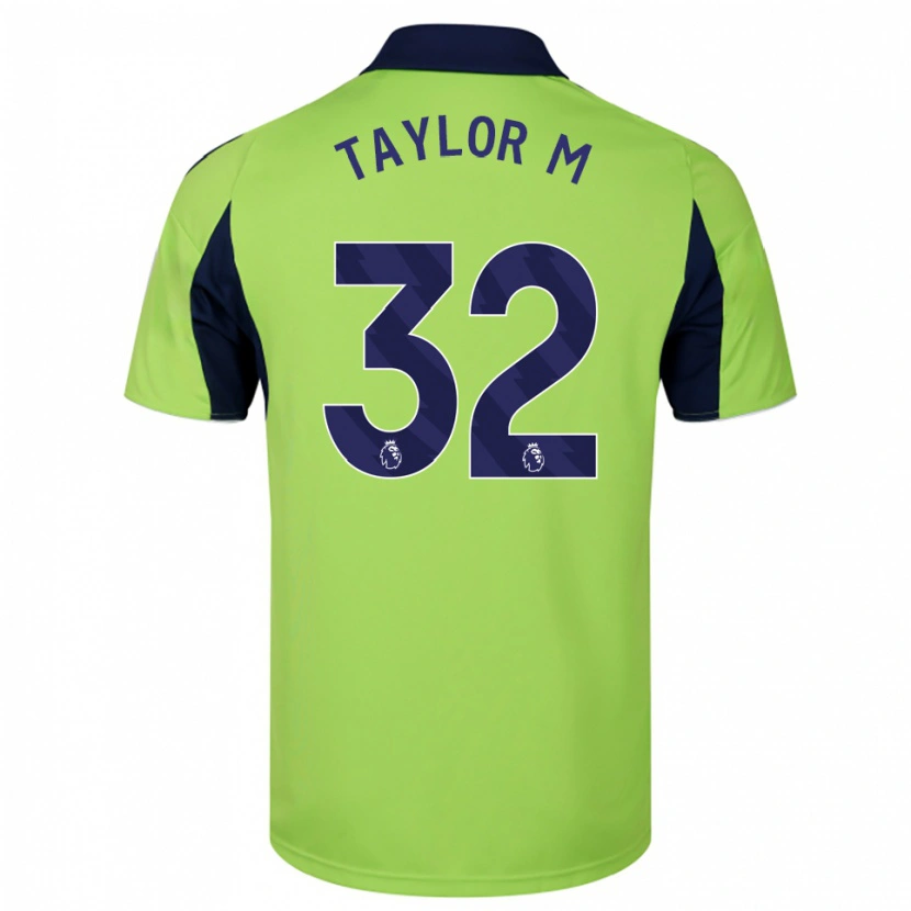 Danxen Homme Maillot Belle Taylor-M #32 Vert Marine Blanc Tenues Extérieur 2025/26 T-Shirt
