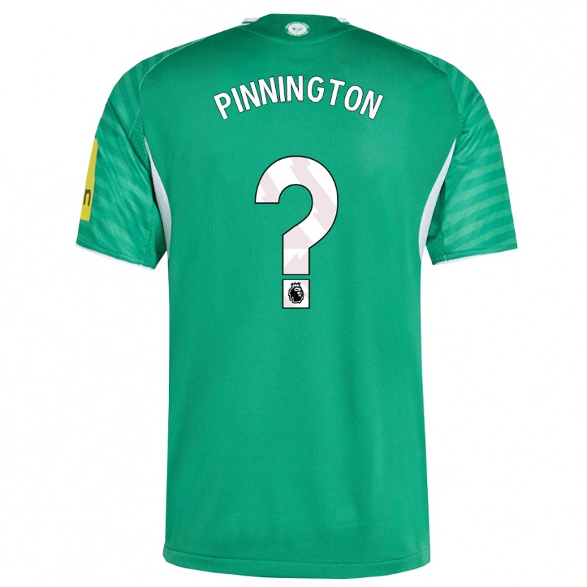 Danxen Homme Maillot Sam Pinnington #0 Vert Blanc Tenues Extérieur 2025/26 T-Shirt