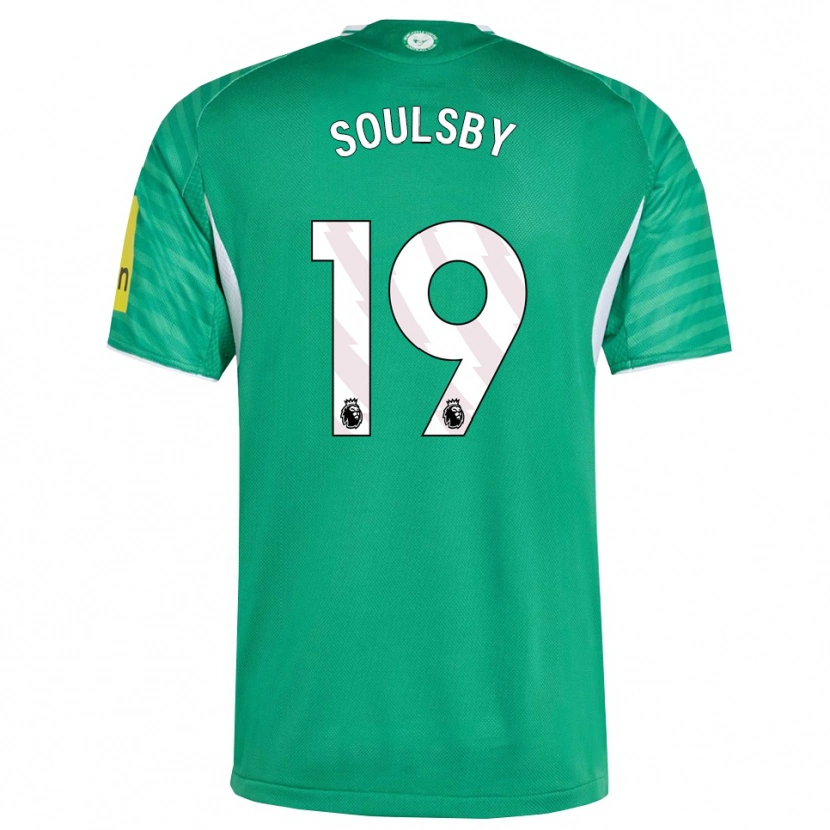 Danxen Homme Maillot Anna Soulsby #19 Vert Blanc Tenues Extérieur 2025/26 T-Shirt