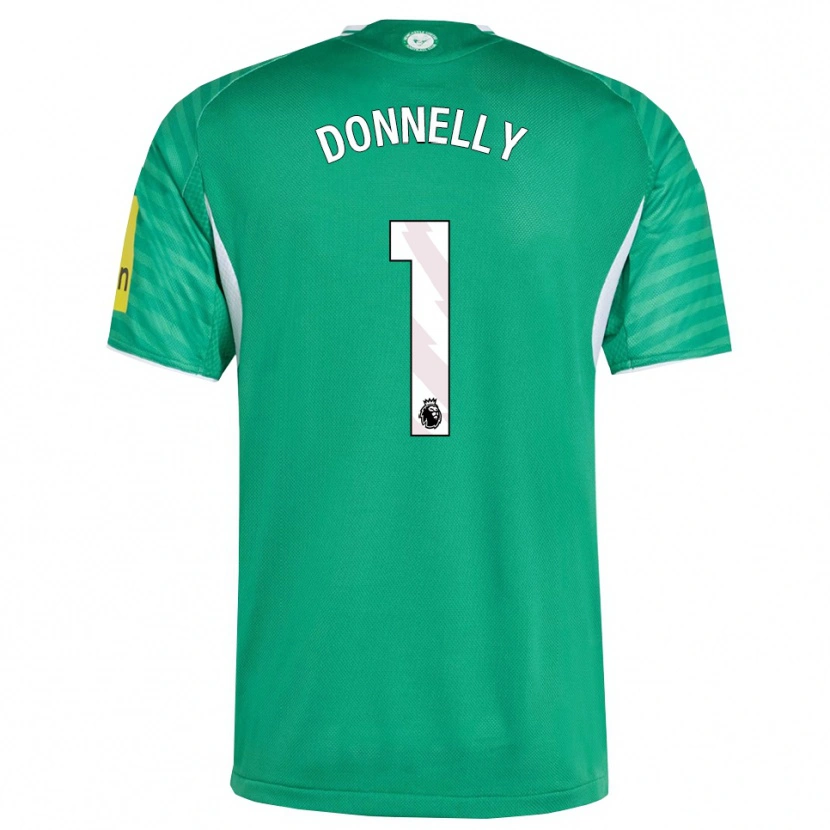 Danxen Homme Maillot Grace Donnelly #1 Vert Blanc Tenues Extérieur 2025/26 T-Shirt