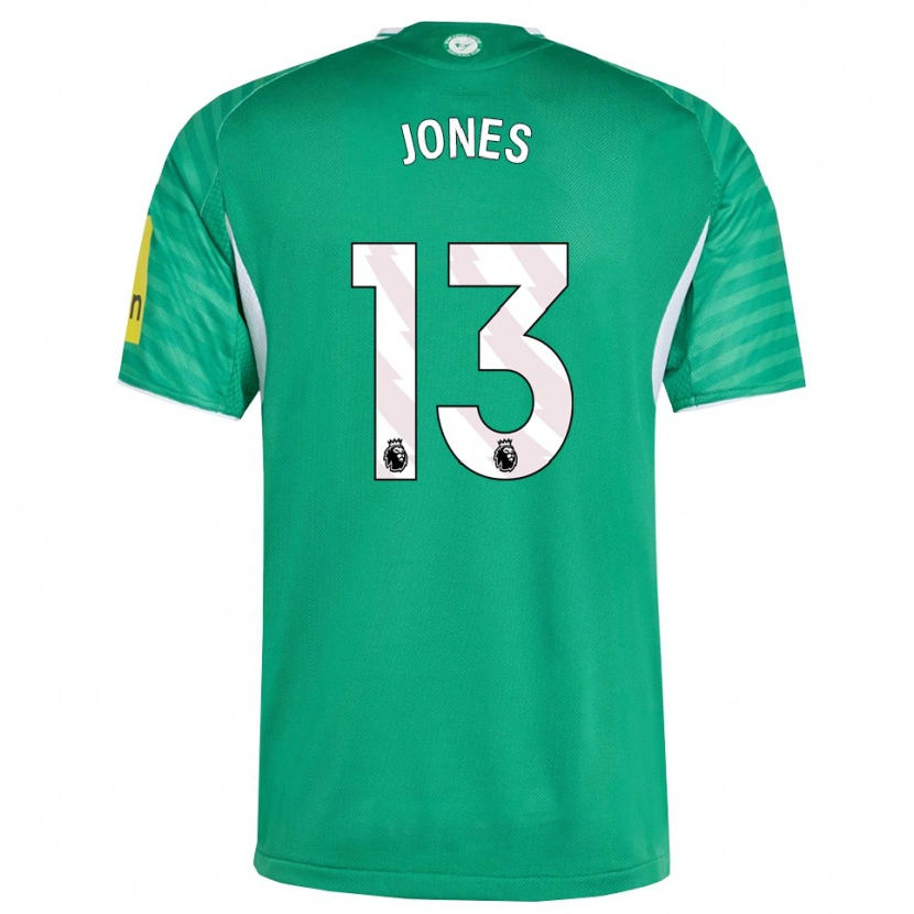 Danxen Homme Maillot Tyler Jones #13 Vert Blanc Tenues Extérieur 2025/26 T-Shirt
