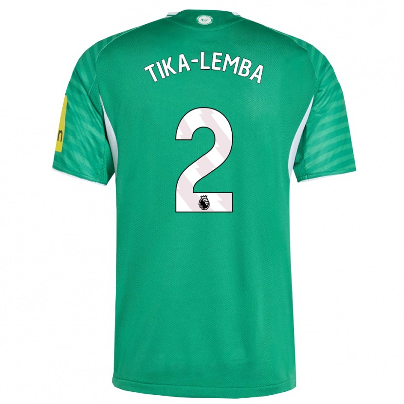 Danxen Homme Maillot Ezra Tika-Lemba #2 Vert Blanc Tenues Extérieur 2025/26 T-Shirt