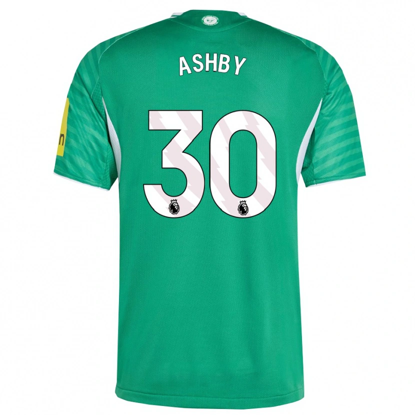 Danxen Homme Maillot Harrison Ashby #30 Vert Blanc Tenues Extérieur 2025/26 T-Shirt