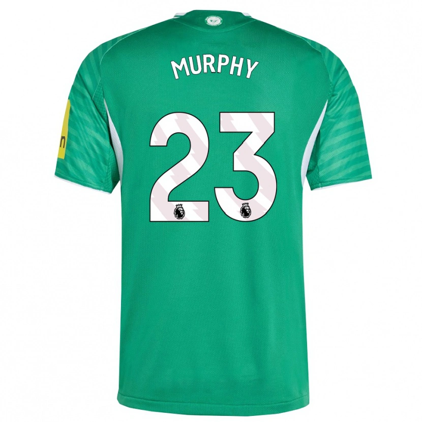 Danxen Homme Maillot Jacob Murphy #23 Vert Blanc Tenues Extérieur 2025/26 T-Shirt