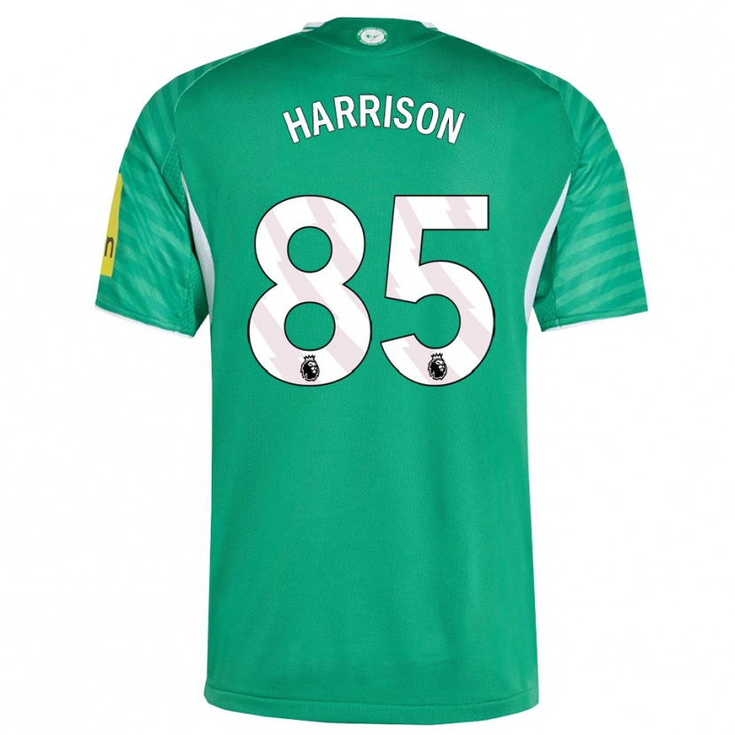 Danxen Homme Maillot Adam Harrison #85 Vert Blanc Tenues Extérieur 2025/26 T-Shirt