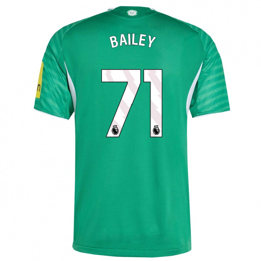 Danxen Homme Maillot Scott Bailey #71 Vert Blanc Tenues Extérieur 2025/26 T-Shirt