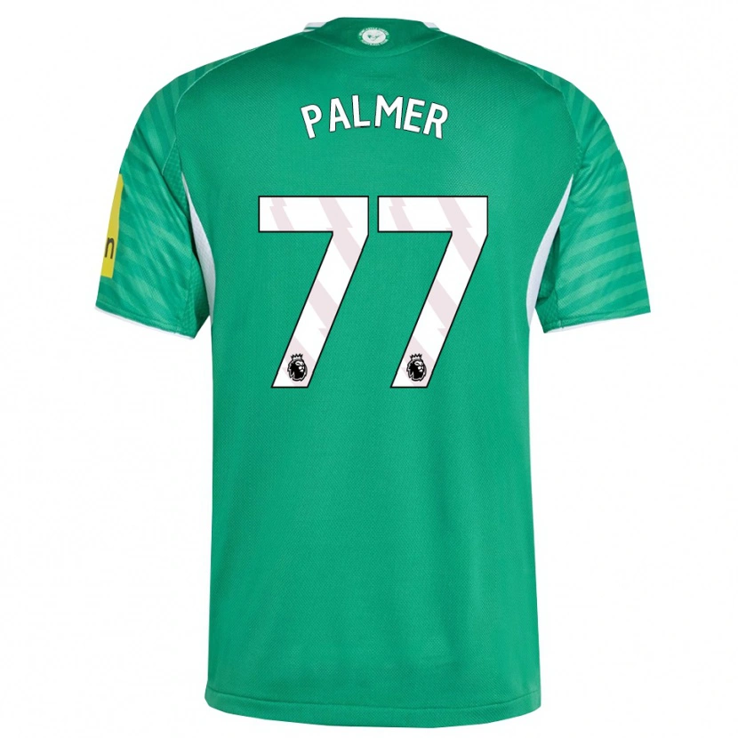 Danxen Homme Maillot Darren Palmer #77 Vert Blanc Tenues Extérieur 2025/26 T-Shirt