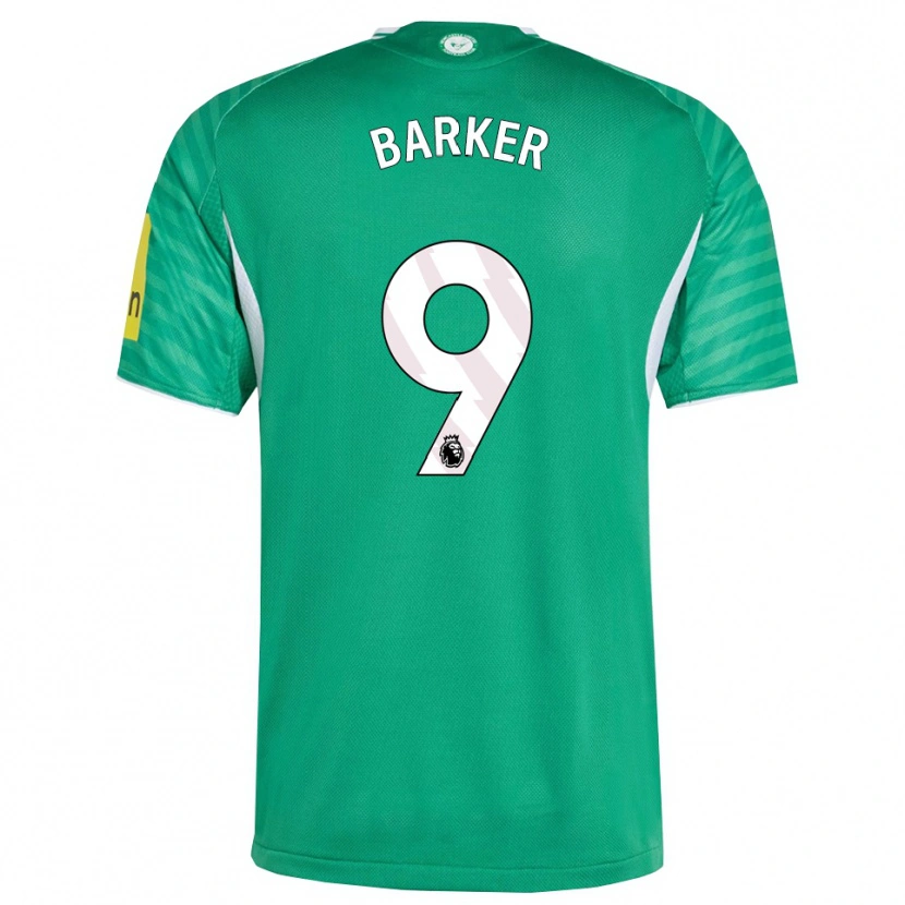 Danxen Homme Maillot Katie Barker #9 Vert Blanc Tenues Extérieur 2025/26 T-Shirt