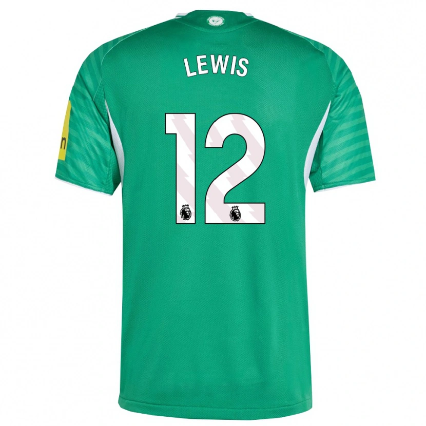 Danxen Homme Maillot Jamal Lewis #12 Vert Blanc Tenues Extérieur 2025/26 T-Shirt