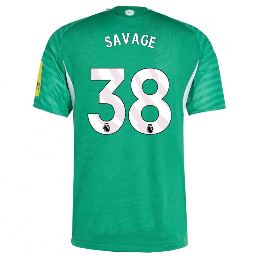 Danxen Homme Maillot Remi Savage #38 Vert Blanc Tenues Extérieur 2025/26 T-Shirt