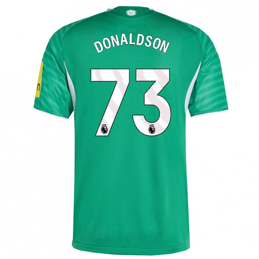 Danxen Homme Maillot Josh Donaldson #73 Vert Blanc Tenues Extérieur 2025/26 T-Shirt