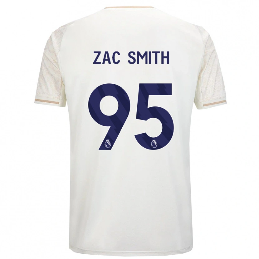 Danxen Homme Maillot Zac Smith #95 Blanc Cassé Noir Tenues Extérieur 2025/26 T-Shirt