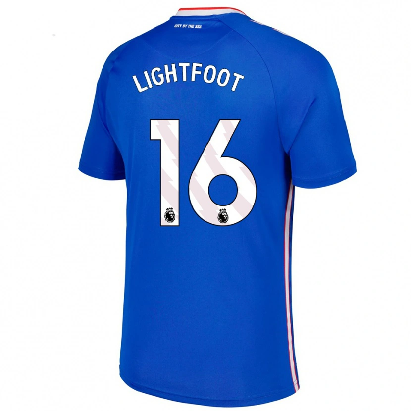 Danxen Homme Maillot Archie Lightfoot #16 Bleu Blanc Tenues Extérieur 2025/26 T-Shirt