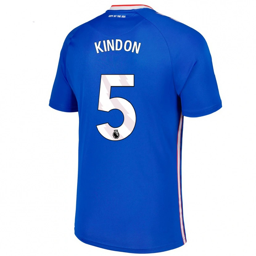 Danxen Homme Maillot Ben Kindon #5 Bleu Blanc Tenues Extérieur 2025/26 T-Shirt