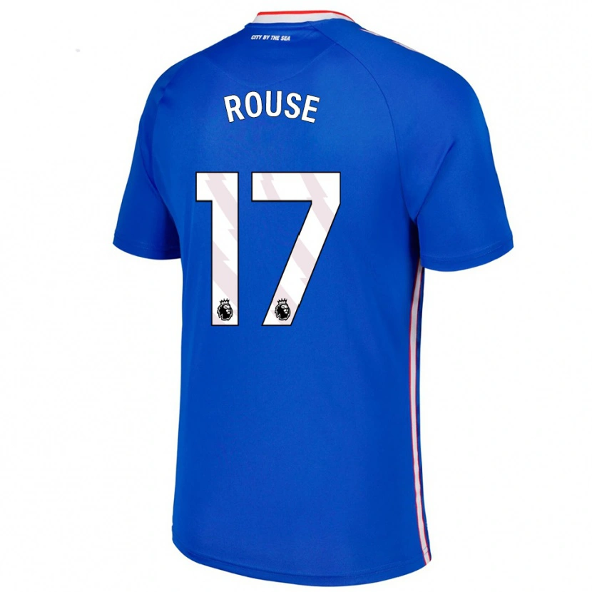 Danxen Homme Maillot Mollie Rouse #17 Bleu Blanc Tenues Extérieur 2025/26 T-Shirt