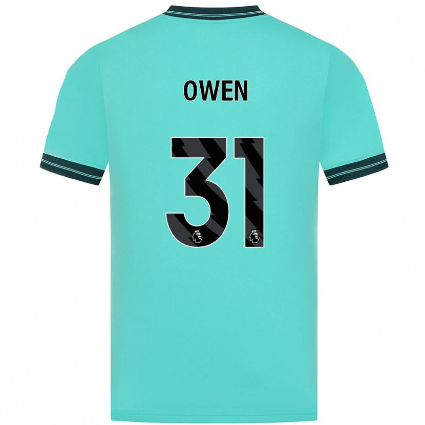 Danxen Homme Maillot Skye Owen #31 Bleu Ciel Vert Tenues Extérieur 2025/26 T-Shirt