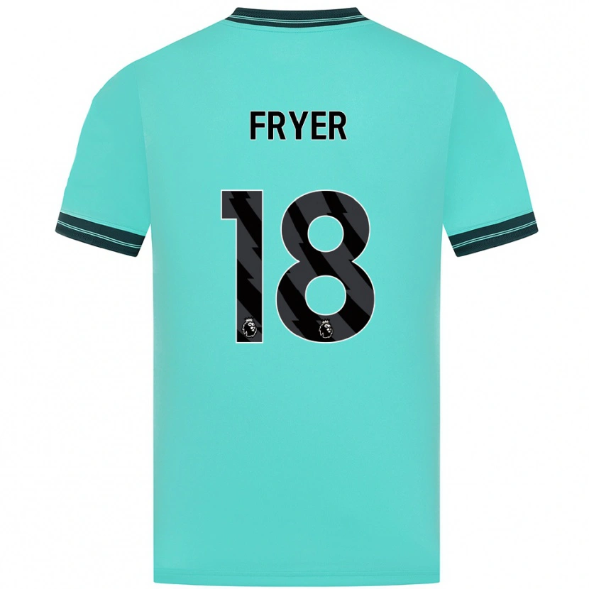 Danxen Homme Maillot Hannah Fryer #18 Bleu Ciel Vert Tenues Extérieur 2025/26 T-Shirt