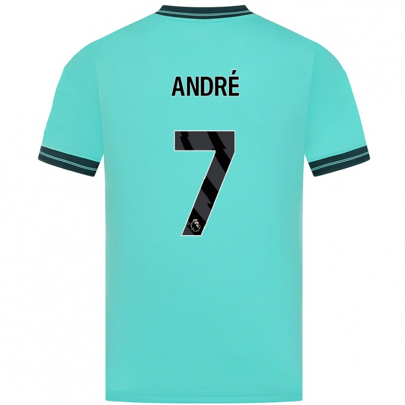 Danxen Homme Maillot André #7 Bleu Ciel Vert Tenues Extérieur 2025/26 T-Shirt