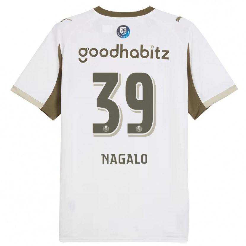 Danxen Homme Maillot Adamo Nagalo #39 Blanc Gris Troisieme 2025/26 T-Shirt