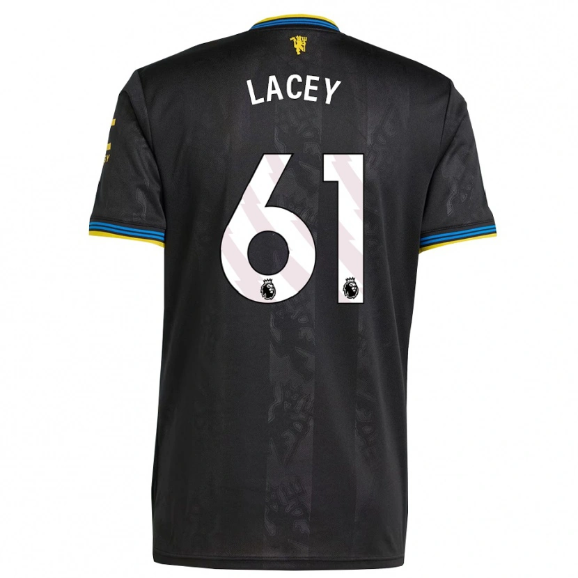 Danxen Homme Maillot Shea Lacey #61 Noir Jaune Bleu Troisieme 2025/26 T-Shirt