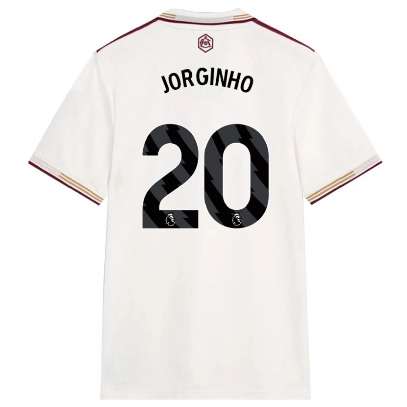 Danxen Homme Maillot Jorginho #20 Blanc Cassé Bourgogne Troisieme 2025/26 T-Shirt