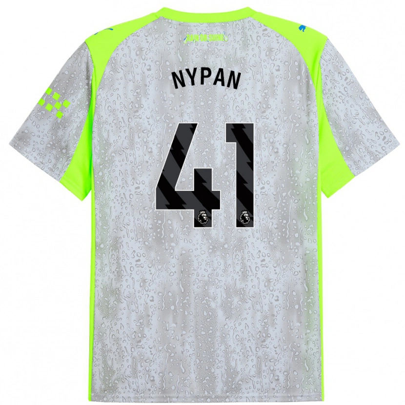 Danxen Homme Maillot Sverre Nypan #41 Gris Jaune Troisieme 2025/26 T-Shirt